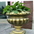 high quality cement decorative round ABS flowerpot mould concrete flowerpot molds